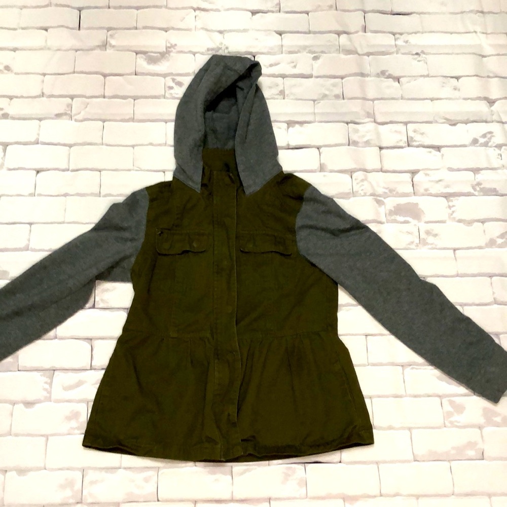 Girls hooded Utility Jacket